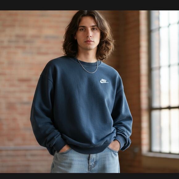 Y2K vintage Nike crewneck pullover sweater women’s size extra small/ small - Picture 1 of 6